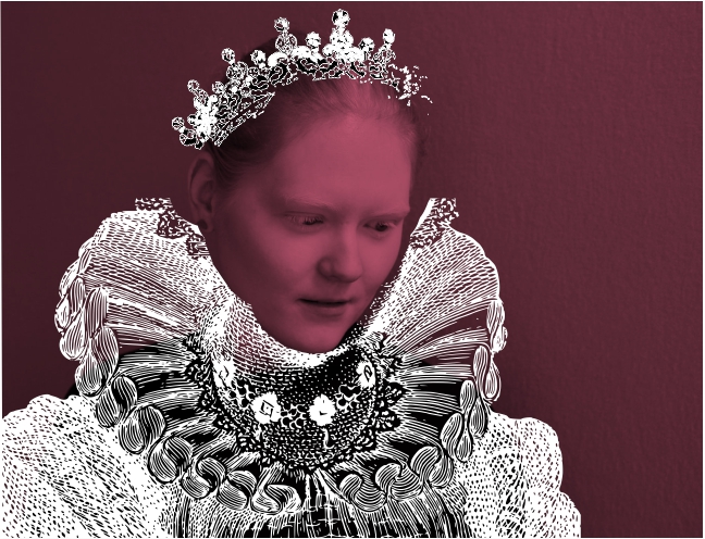 Anni Molke als Yvonne, die Burgunderprinzessin